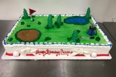 Gold Sheet Cake