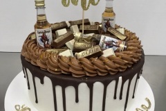 Chocolate Drip with Bottles and Chocolate