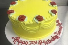 Belle with Roses Cake