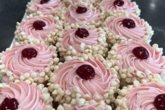 White Chocolate Raspberry cupcake