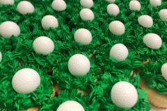 Golf  Ball Picks Cupcake